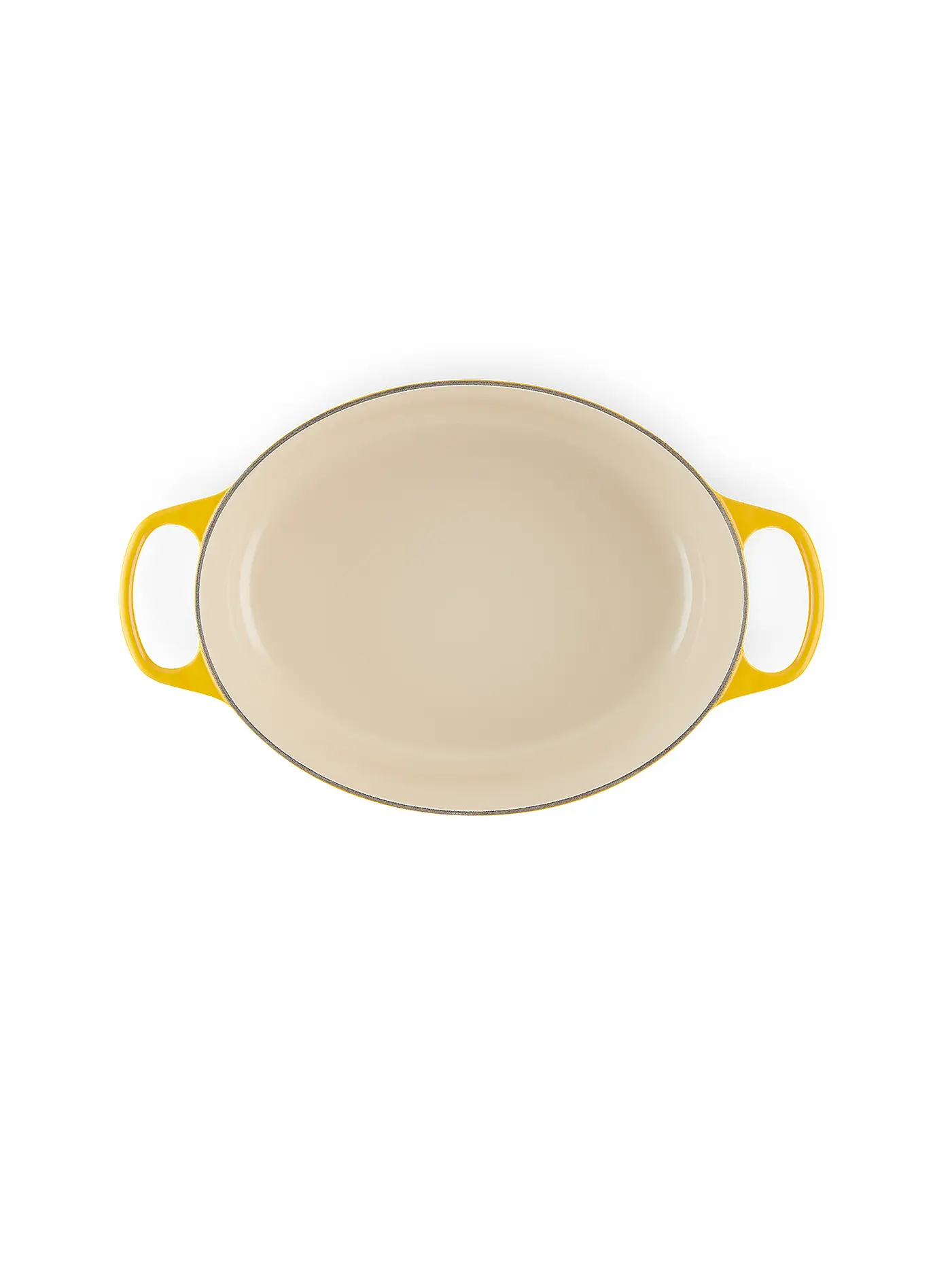 LE CREUSET | Bräter oval "Signature" 31cm (Schwarz) | gelb